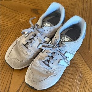 New Balance 500 Light Gray Athletic Shoes